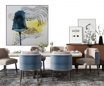 Modern Dining Table And Chairs-ID:548449999