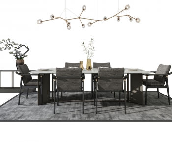 Modern Dining Table And Chairs-ID:899286038