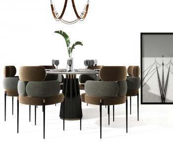 Modern Dining Table And Chairs-ID:546835901