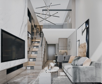 Modern A Living Room-ID:113802914