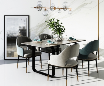 Modern Dining Table And Chairs-ID:517833952