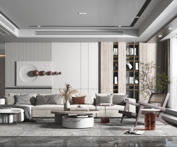 Modern A Living Room-ID:272882942