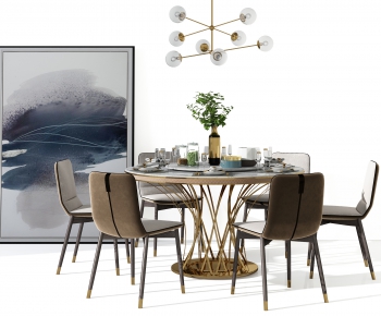 Modern Dining Table And Chairs-ID:480314974