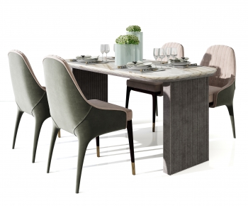 Modern Dining Table And Chairs-ID:842873106