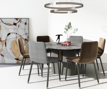 Modern Dining Table And Chairs-ID:928426038