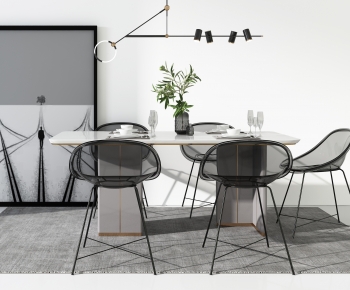 Modern Dining Table And Chairs-ID:653644088