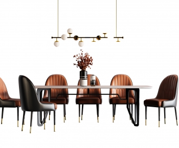 Modern Dining Table And Chairs-ID:855818994