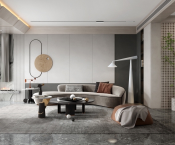 Modern A Living Room-ID:605937007