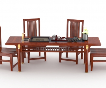 New Chinese Style Tea Tables And Chairs-ID:291588078
