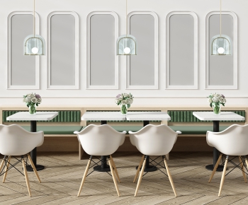 Nordic Style Dining Table And Chairs-ID:349873071