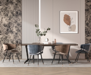 Modern Dining Table And Chairs-ID:977232934