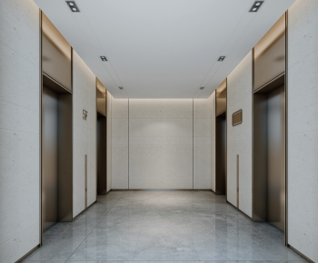 Modern Corridor/elevator Hall-ID:466517933