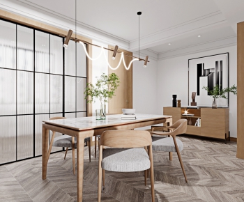 Nordic Style Dining Room-ID:437498099