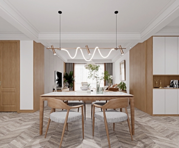 Nordic Style Dining Room-ID:759744887