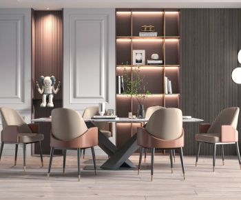 Modern Dining Table And Chairs-ID:150947097