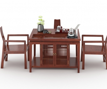 New Chinese Style Tea Tables And Chairs-ID:173598057