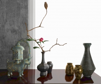 新中式花瓶青铜摆件-ID:827266934