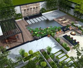 New Chinese Style Courtyard/landscape-ID:503280254