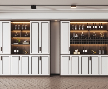 New Chinese Style Wine Cabinet-ID:285424953