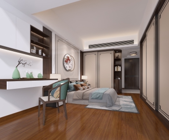 New Chinese Style Bedroom-ID:797377113