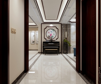 New Chinese Style Hallway-ID:513252972