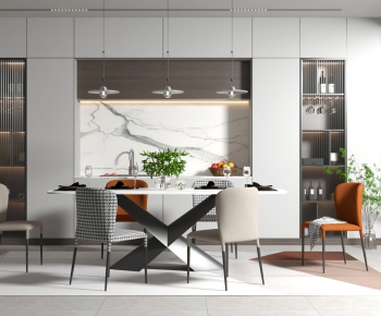 Modern Dining Room-ID:713880064