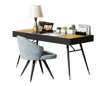 Modern Computer Desk And Chair-ID:211644898