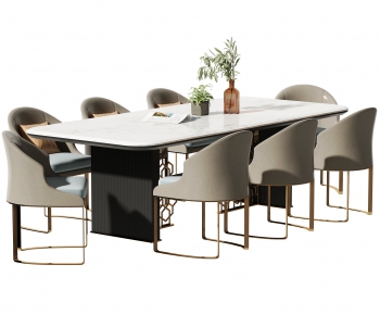 Modern Dining Table And Chairs-ID:831027031