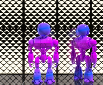 现代机器人雕塑-ID:829511882