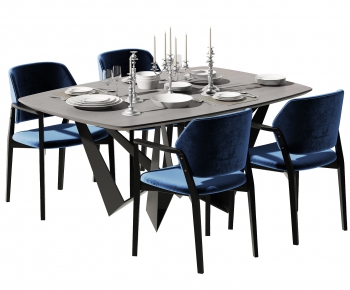 Modern Dining Table And Chairs-ID:633896112