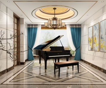 新中式钢琴房-ID:579722888