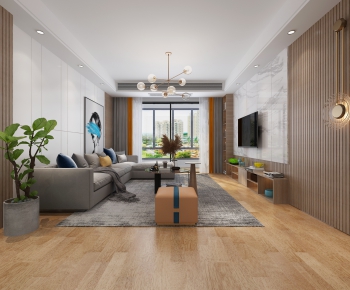 Modern A Living Room-ID:848009646