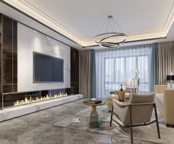 Modern A Living Room-ID:387914902