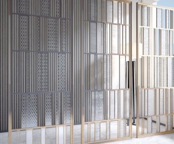 Modern Metal Screen Partition-ID:305150997