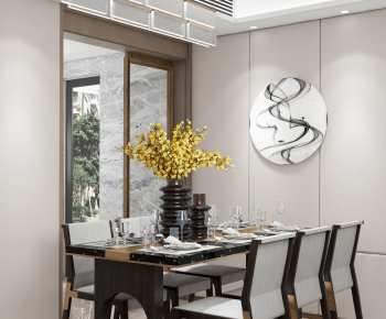 New Chinese Style Dining Table And Chairs-ID:311645984
