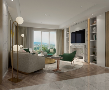 Modern A Living Room-ID:866225001