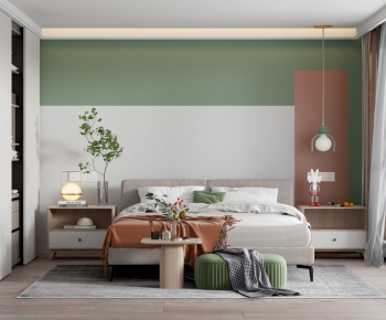 Nordic Style Bedroom-ID:224640491