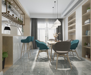 Nordic Style Dining Room-ID:868597039