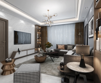 Modern A Living Room-ID:591326954