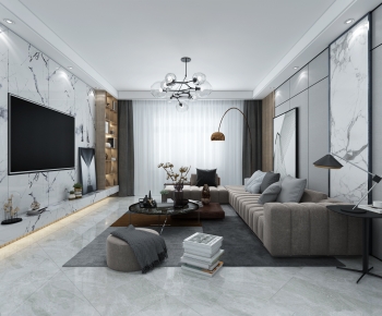 Modern A Living Room-ID:405703078