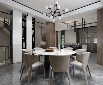 New Chinese Style Dining Room-ID:242304094