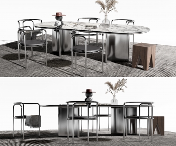 Modern Dining Table And Chairs-ID:336802962