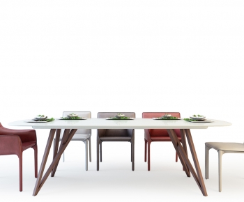 Modern Dining Table And Chairs-ID:505099319