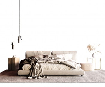 Modern Double Bed-ID:431175952