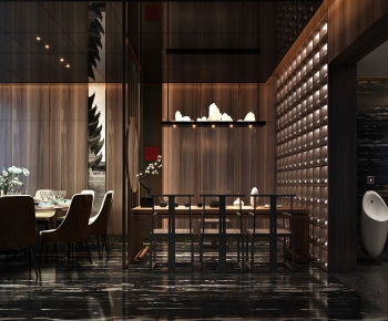 New Chinese Style Dining Room-ID:217678072