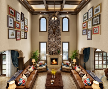 American Style A Living Room-ID:161307109
