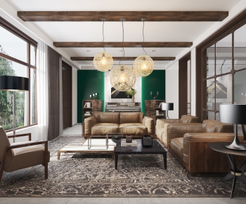 American Style A Living Room-ID:404535068