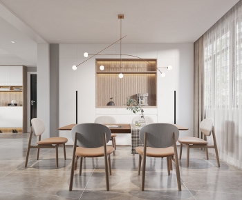 Nordic Style Dining Room-ID:952737092