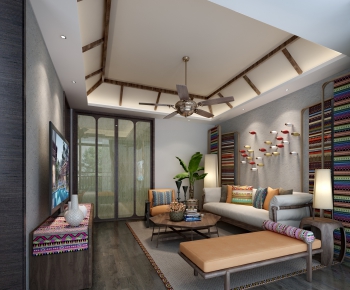 Southeast Asian Style A Living Room-ID:936981922