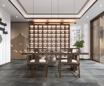 New Chinese Style Tea House-ID:846631059